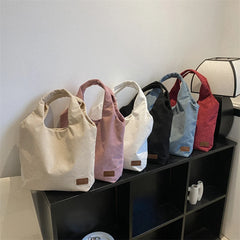 Women Fall Canvas Tote Underarm Shoulder Bags Large Capcity Bags