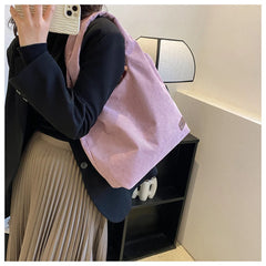 Women Fall Canvas Tote Underarm Shoulder Bags Large Capcity Bags