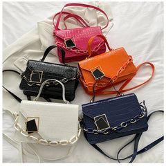Women Chain Shoulder Bags Handbags Casual Square Crossbody Bags