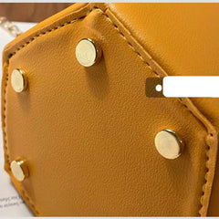 Women Shoulder Bags Messenger Handbags Female Bucket Bag Chain Solid