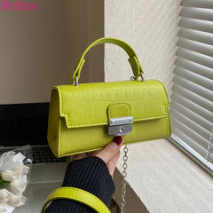 Women Shoulder Bags Chain Crossbody Bags Female Embossing Handbags