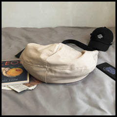 Women Canvas Messenger Bag Large Capacity Dumpling Bag