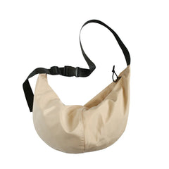 Women Canvas Messenger Bag Large Capacity Dumpling Bag