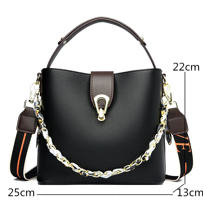Leather Handbags Women Bags Ladies Shoulder Bags
