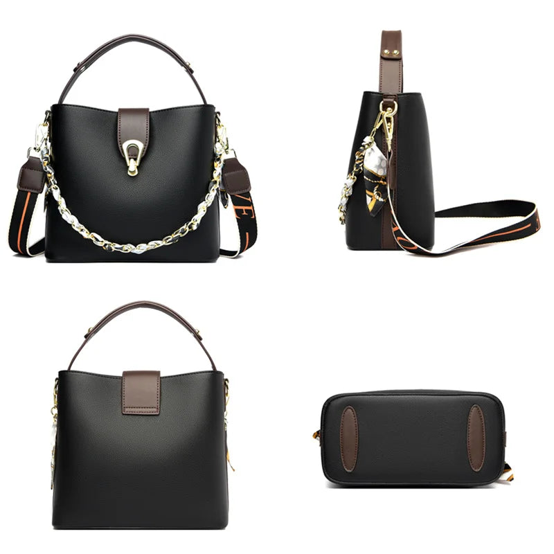 Leather Handbags Women Bags Ladies Shoulder Bags