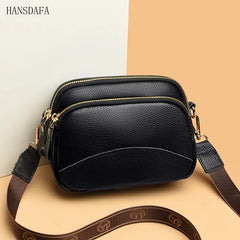 Leather Handbag Women Bag Solid Cow Women Shoulder Crossbody Bag