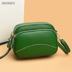 Leather Handbag Women Bag Solid Cow Women Shoulder Crossbody Bag