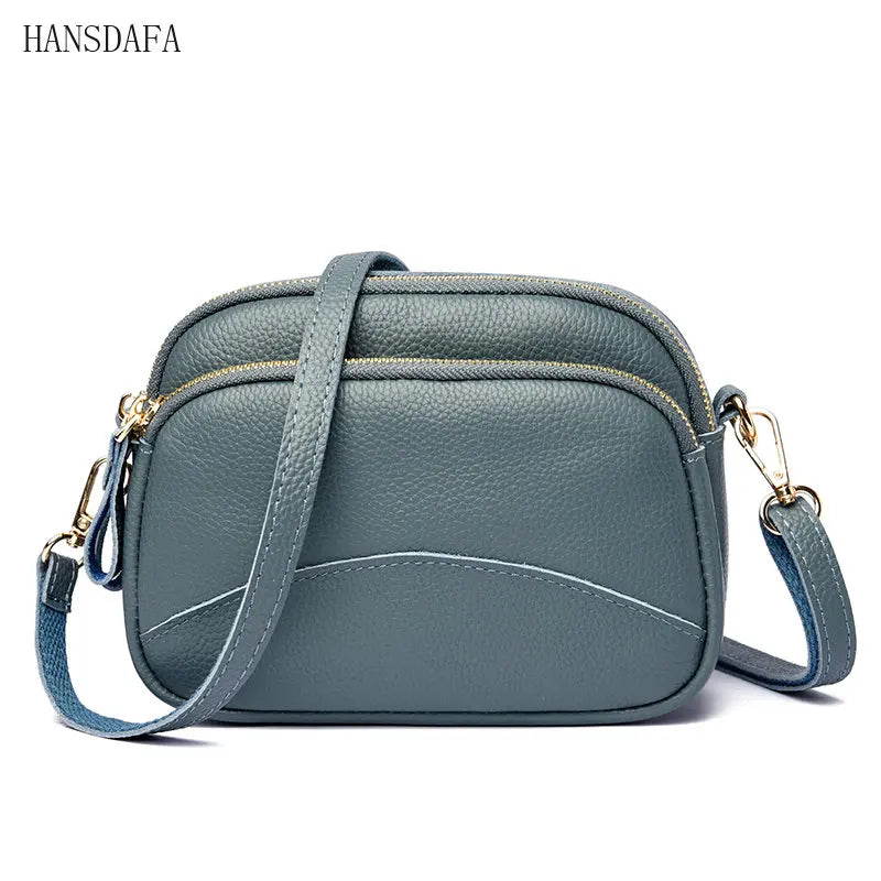Leather Handbag Women Bag Solid Cow Women Shoulder Crossbody Bag