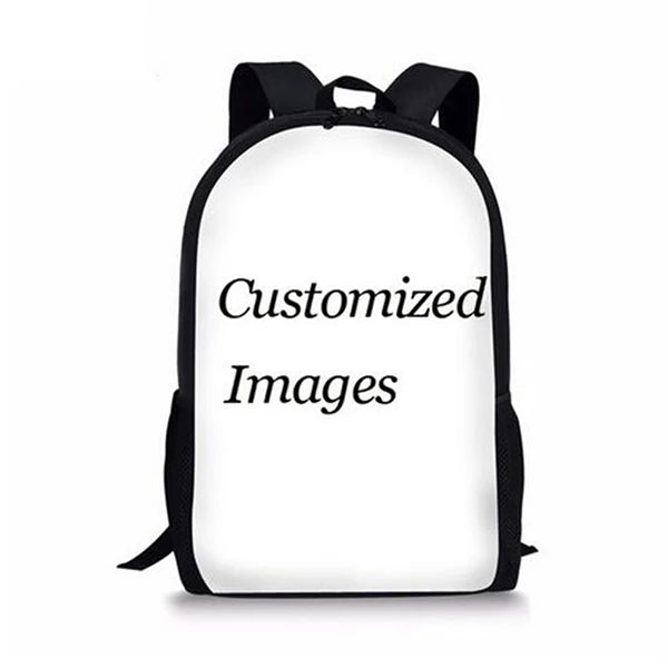 Border Collie Puppy Backpack Personality Double Shoulder Bags