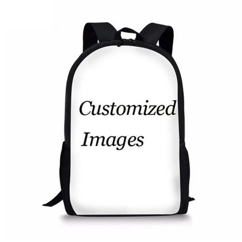 Border Collie Puppy Backpack Personality Double Shoulder Bags