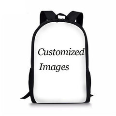 Border Collie Puppy Backpack Personality Double Shoulder Bags