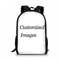 Border Collie Puppy Backpack Personality Double Shoulder Bags