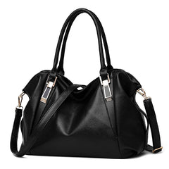 Women PU Leather Shoulder Bag Office Ladies Tote Handbag