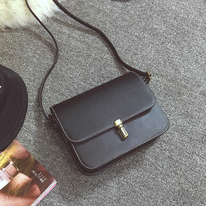 Flap Women Messenger Bags PU Leather Mini Shoulder Bag
