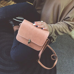Flap Women Messenger Bags PU Leather Mini Shoulder Bag
