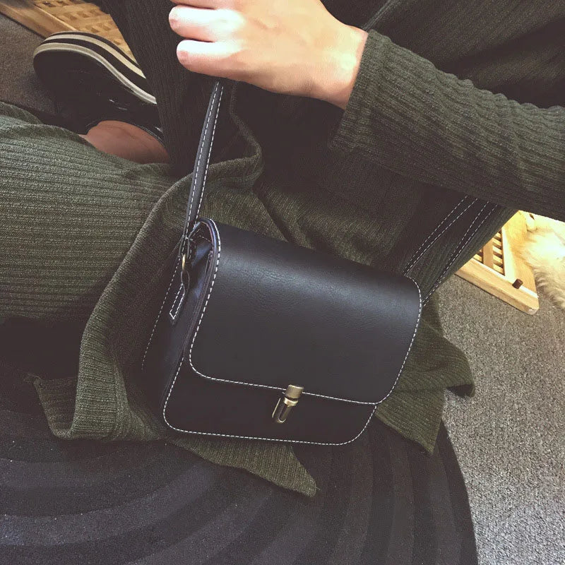 Flap Women Messenger Bags PU Leather Mini Shoulder Bag