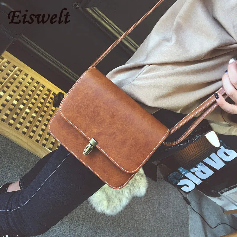 Flap Women Messenger Bags PU Leather Mini Shoulder Bag