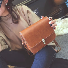 Flap Women Messenger Bags PU Leather Mini Shoulder Bag