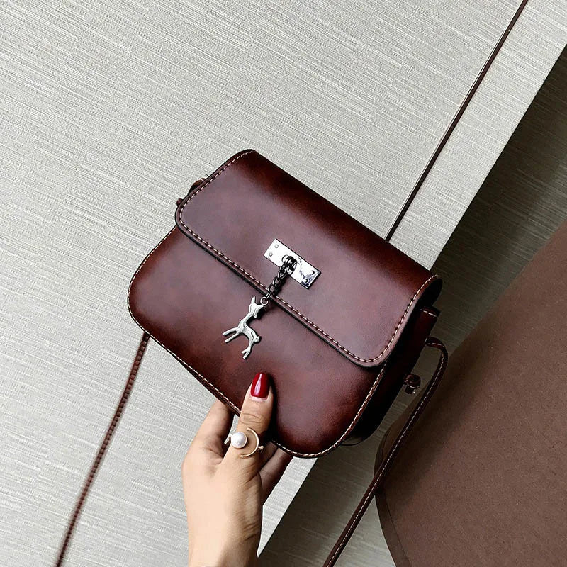Shell Women Messenger Bags High Cross Body Bag PU Leather Mini Female Shoulder B
