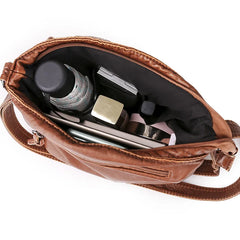 Soft Leather Messenger Bag for Women, Large Capacity Crossbody Bag