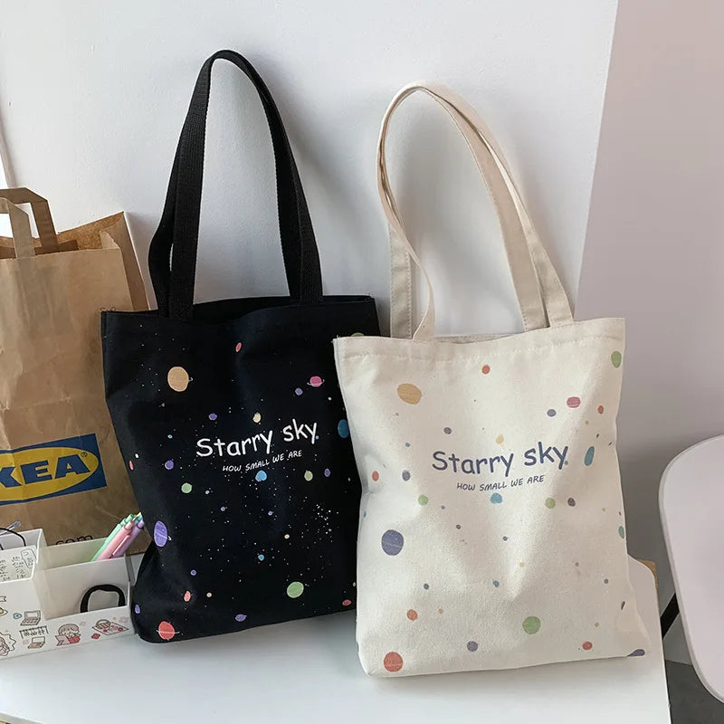Women's Large Canvas Shoulder Bag