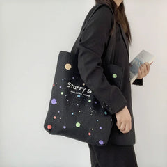 Women's Large Canvas Shoulder Bag