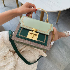 Square Chain Shoulder Bag for Women
