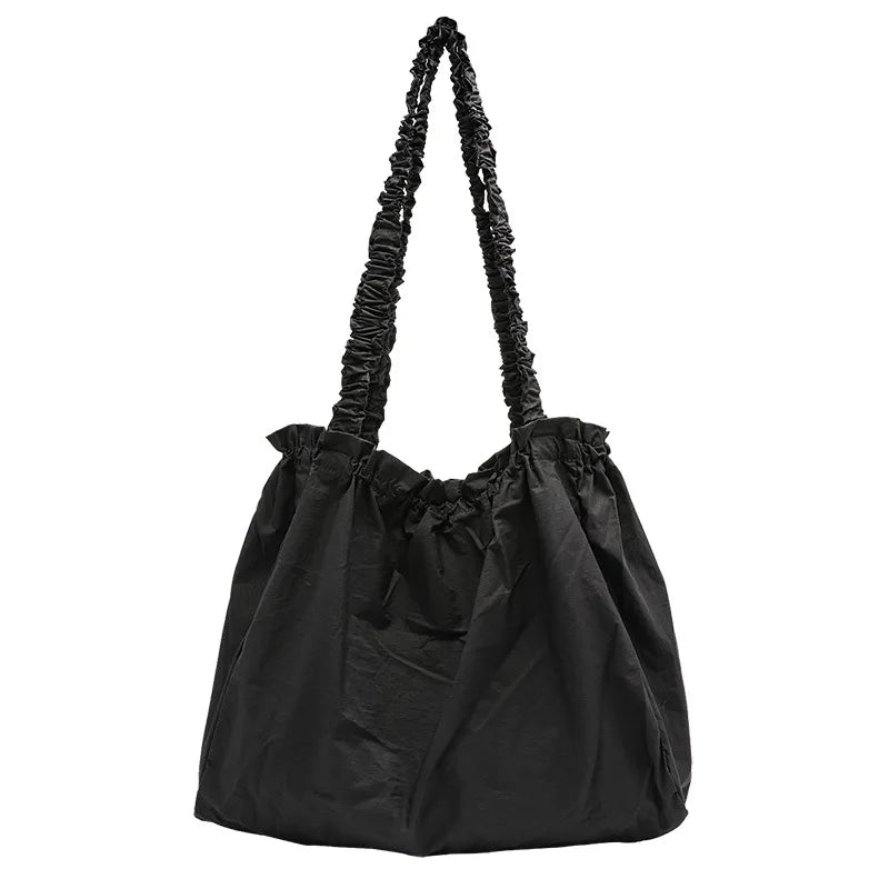 Large Capacity Nylon Shoulder Bag Casual Handbag Crossbody Shopping Bags