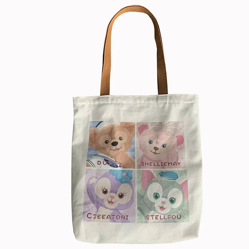 Women's Canvas Shoulder Bag Harajuku Ulzzang Large Capacity
