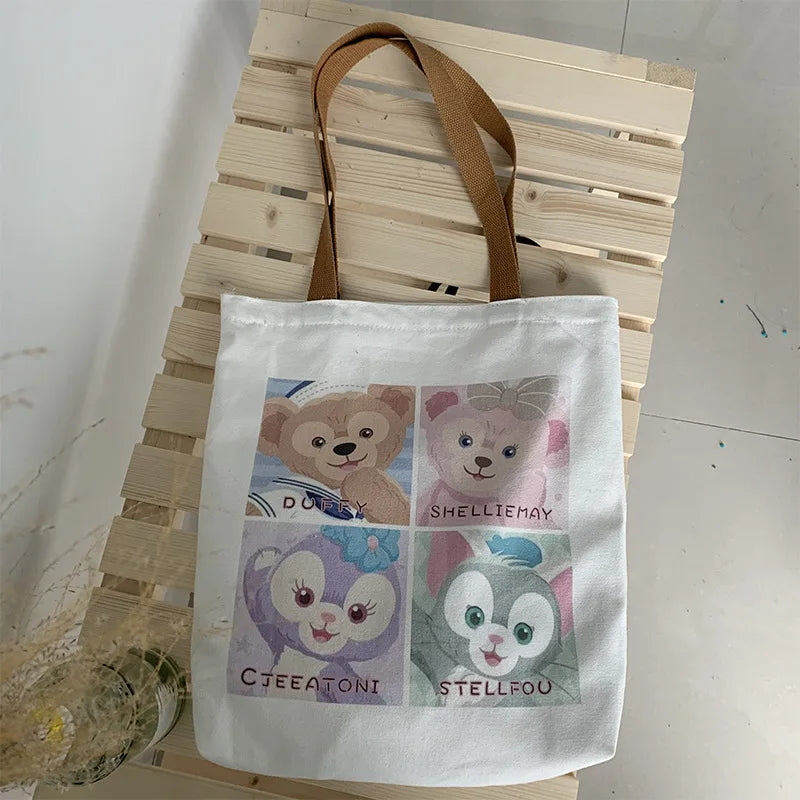 Women's Canvas Shoulder Bag Harajuku Ulzzang Large Capacity