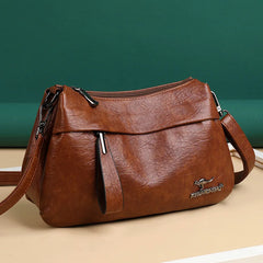Soft Leather Crossbody Bags for Women Large Capacity Shoulder Bags