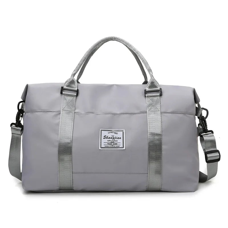 Large Capacity Portable Luggage Bag Wet Dry Separation Travel Handbag