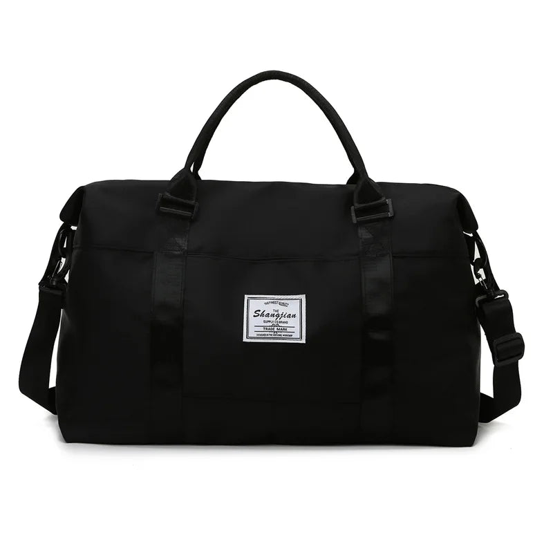 Large Capacity Portable Luggage Bag Wet Dry Separation Travel Handbag