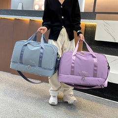 Sports Yoga Gym Handbag Nylon Luggage Crossbody Bag Men's Travel Bag