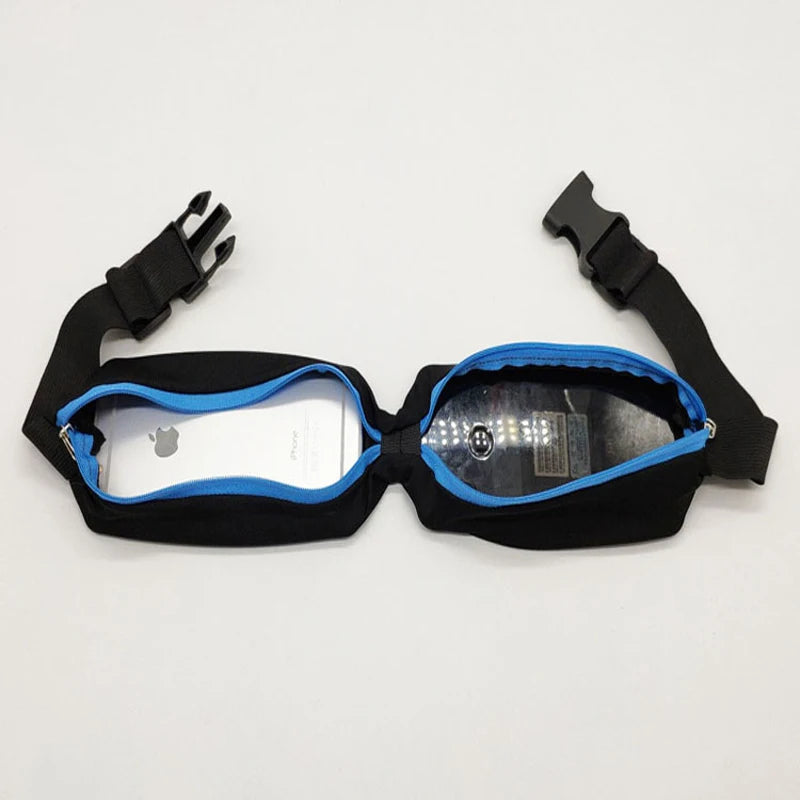 Waterproof Running Belt Mini Fanny Pack Women Men Phone Belt Bag T8