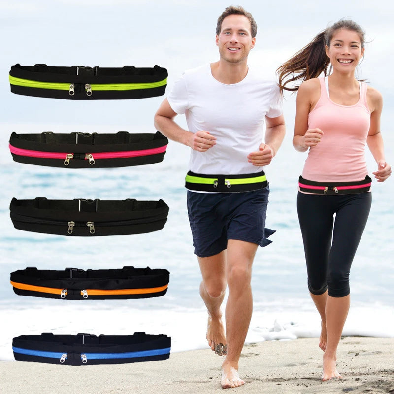 Waterproof Running Belt Mini Fanny Pack Women Men Phone Belt Bag T8