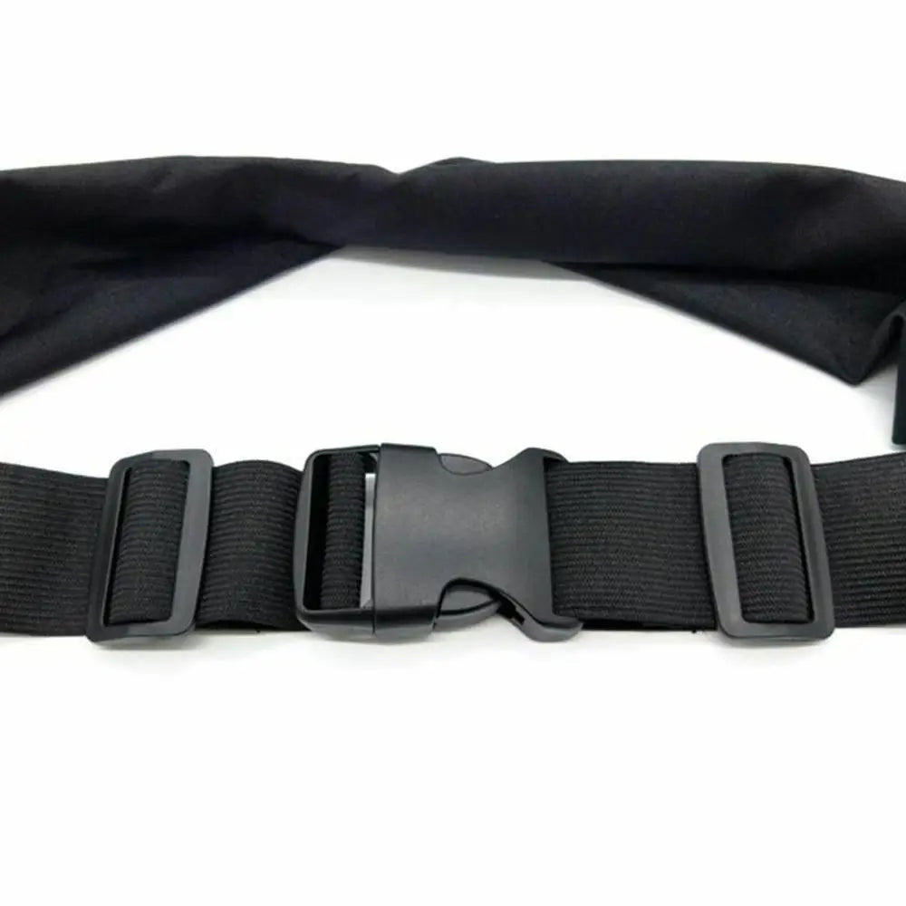 Dual Pocket Running Belt Phone Pouch Waist Bag Outdoor Sports Travel Fanny Pack