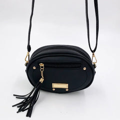 Women's Waist Bag Shoulder Messenger Tassel Chest Bag