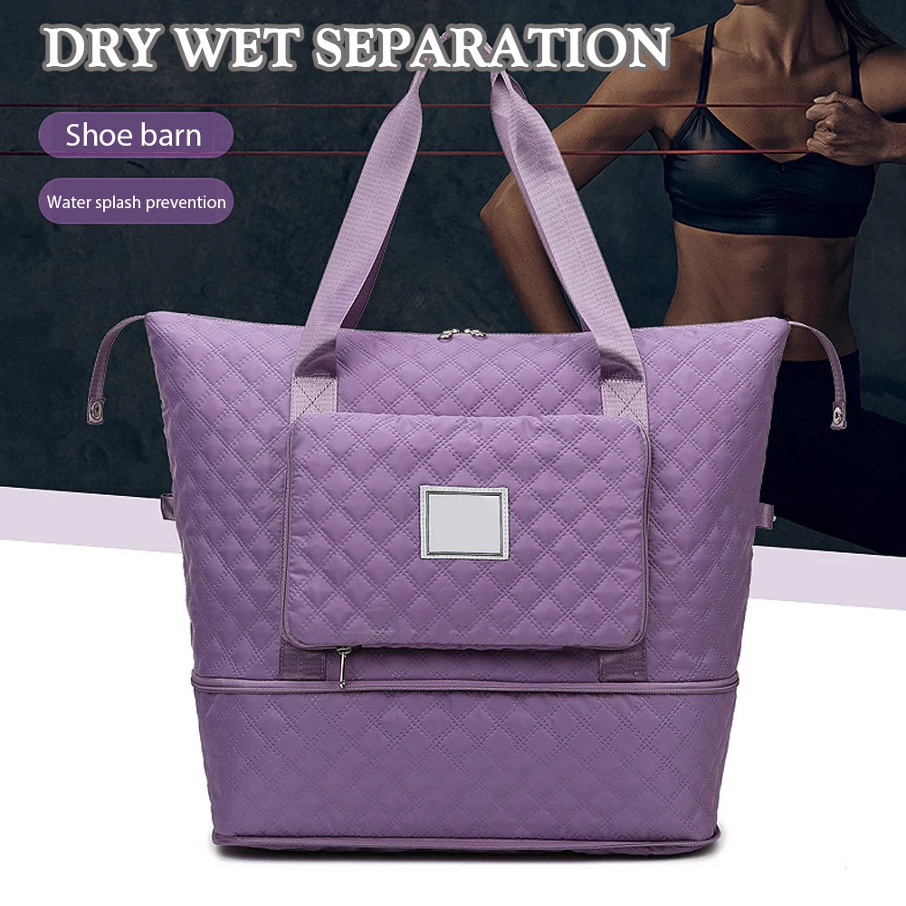 Duffle Bag With Wet Compartment for Men Women