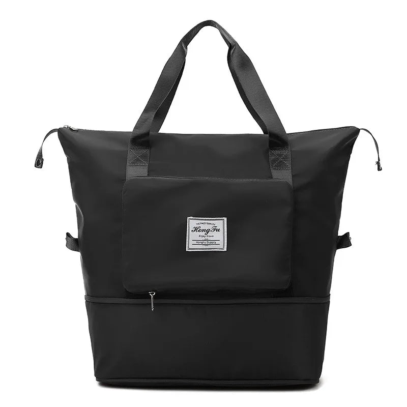 Women's Duffle Bag with Wet Separation for Yoga Fitness, Large Capacity Travel