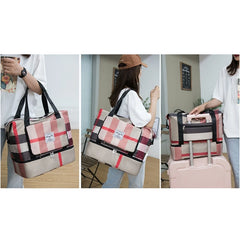 Foldable Duffle Bag Gym Tote Travel Shoulder Bags