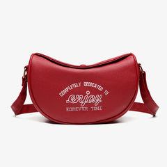 Embroidery Thread Crossbody Bag Dumplings Handbag for Women