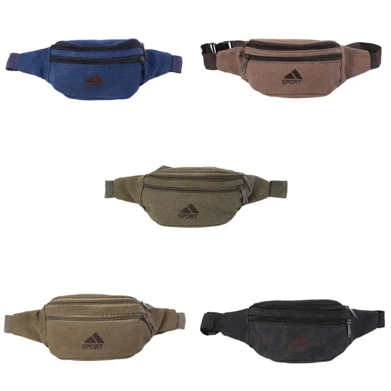 Men Fanny Waist Pack Belt Hip Bum Tactical Running Bag Pouch