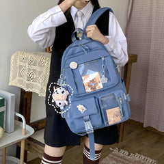 Durable Zipper Backpack for College Students