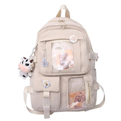 Durable Zipper Backpack for College Students