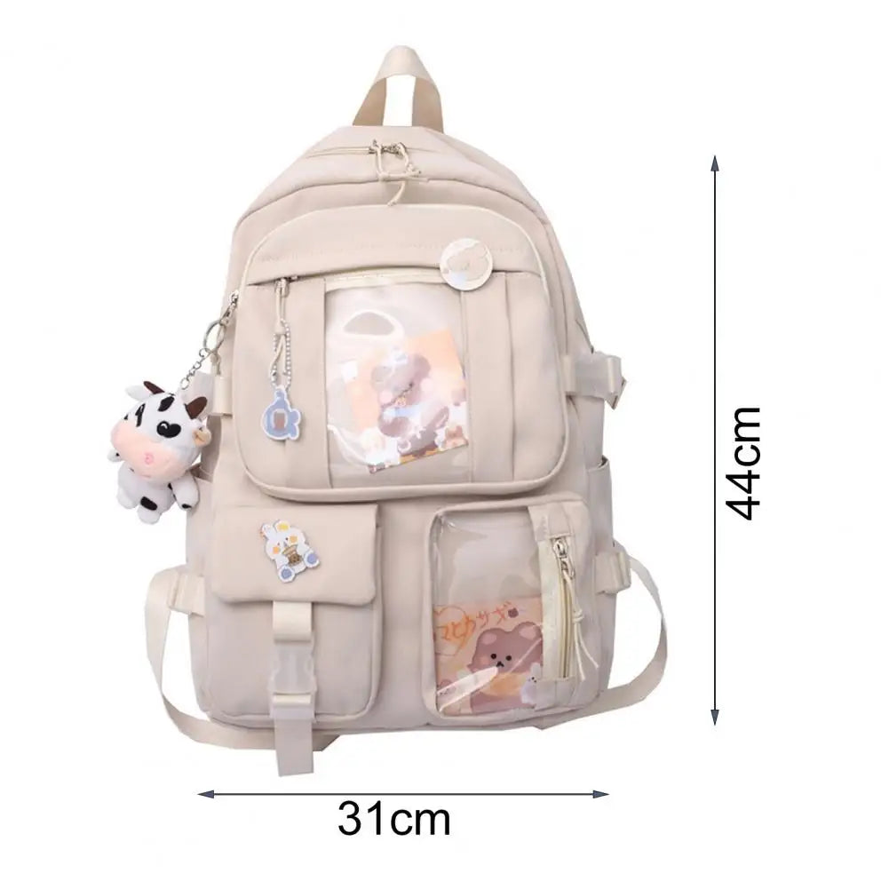 Durable Zipper Backpack for College Students