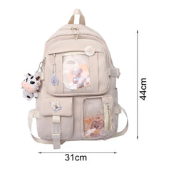 Durable Zipper Backpack for College Students