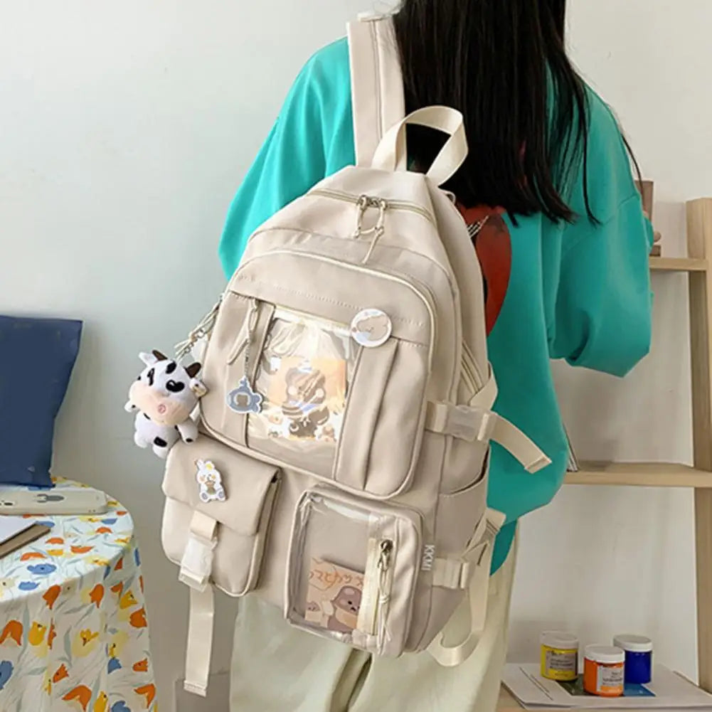 Durable Zipper Backpack for College Students