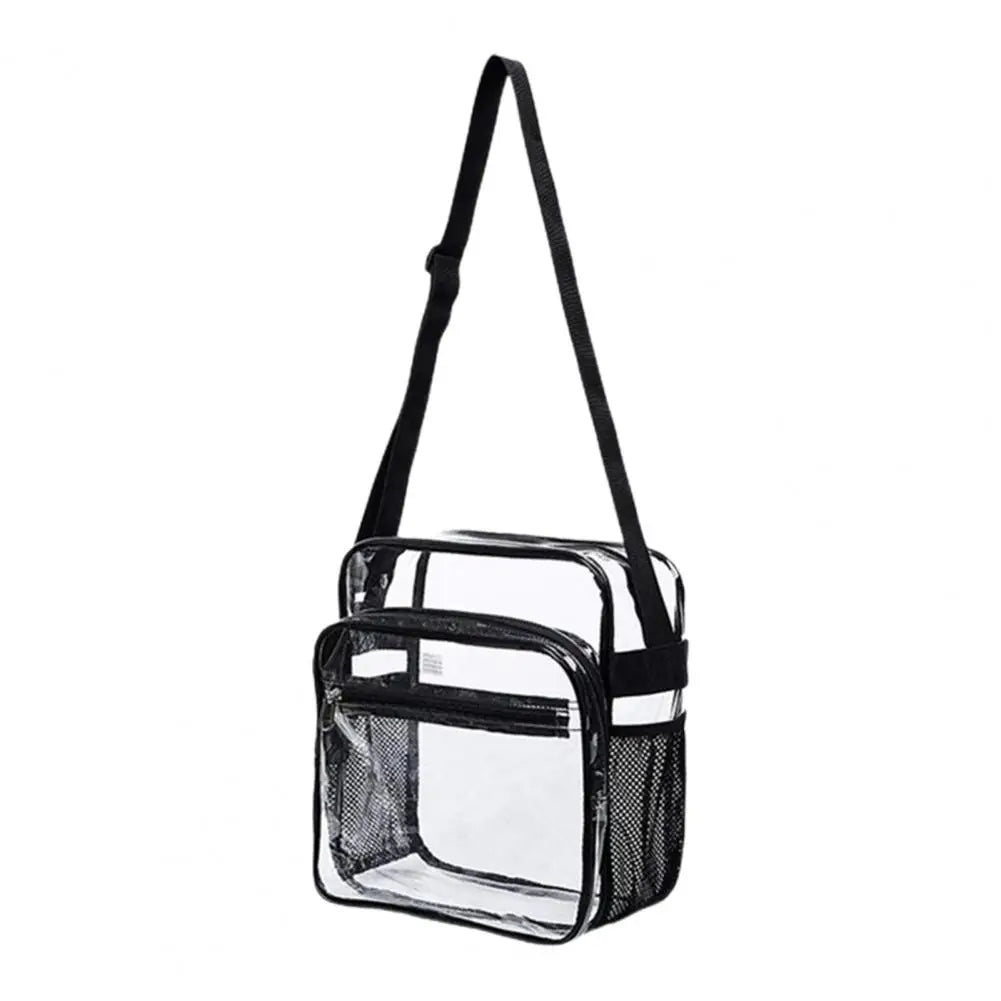 Clear Travel Bag Zipper Handbag Storage Tote Daily Collocation