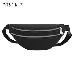 Women Suede Waist Belt Pack Zipper Shoulder Crossbody Bag